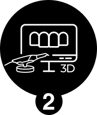 Intraoral Scan und 3D Simulation